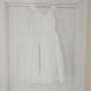 Charming White Formal Kids Dress Off The Shoulder